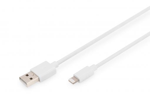 Lightning auf USB A Daten-/Ladekabel, MFI zertifiziert 